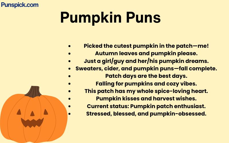 Pumpkin Puns