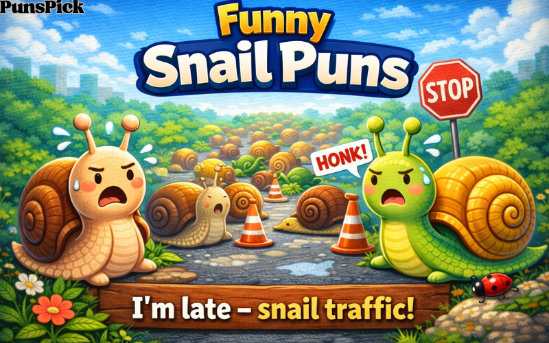 Snail Puns