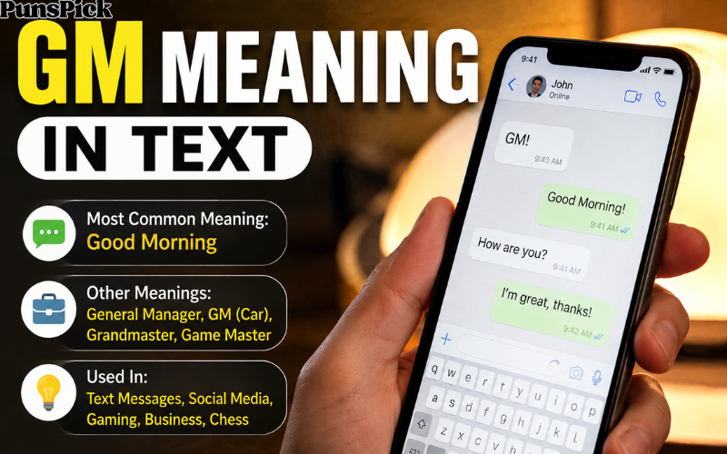GM Meaning In Text
