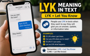 LYK Meaning In Text