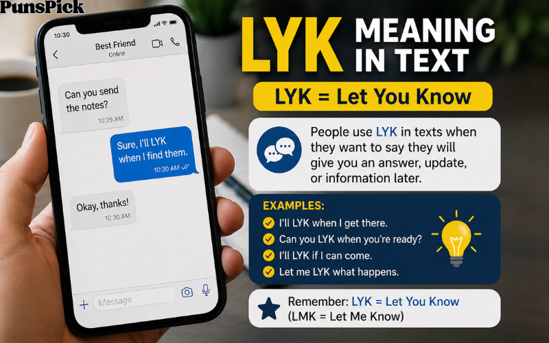 LYK Meaning In Text
