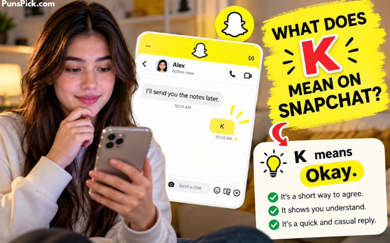 What Does K Mean on Snapchat