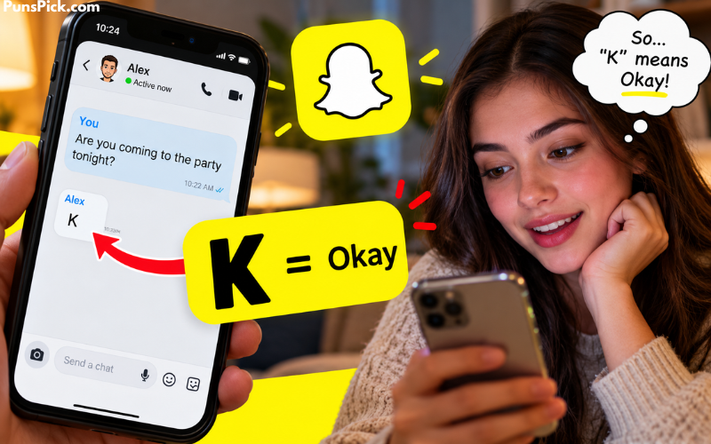 What Does K Mean on Snapchat